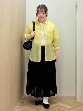 「Lee（リー）のアイテム（バッグ）」を使った、akariさん（レディース・158cm）の春コーディネート