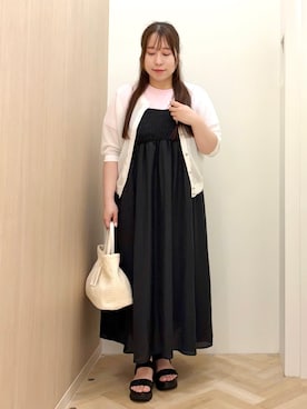 「grove（グローブ）のアイテム」を使った、akariさん（レディース・158cm）の夏コーディネート