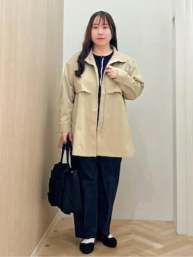 「Airpapel（エアパペル）のアイテム」を使った、akariさん（レディース・158cm）の春コーディネート