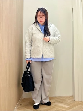 「Airpapel（エアパペル）のアイテム」を使った、akariさん（レディース・158cm）の冬コーディネート