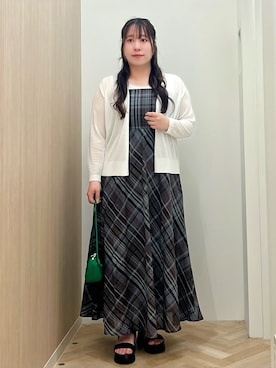 「tk.TAKEO KIKUCHI（ティーケータケオキクチ）のアイテム」を使った、akariさん（レディース・158cm）の春コーディネート