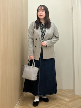 「SOMETHING（サムシング）のアイテム」を使った、akariさん（レディース・158cm）の春コーディネート