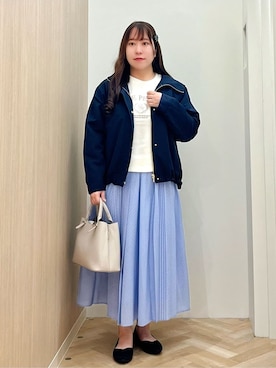 akariさん（レディース・158cm）の春コーディネート
