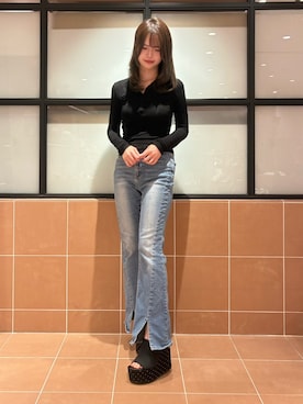 「ESPERANZA（エスペランサ）のアイテム」を使った、Arisaさん（レディース・159cm）の春コーディネート