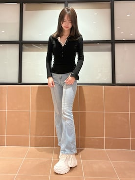 「ESPERANZA（エスペランサ）のアイテム」を使った、Arisaさん（レディース・159cm）の春コーディネート