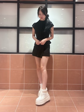 「ESPERANZA（エスペランサ）のアイテム」を使った、Arisaさん（レディース・159cm）の夏コーディネート
