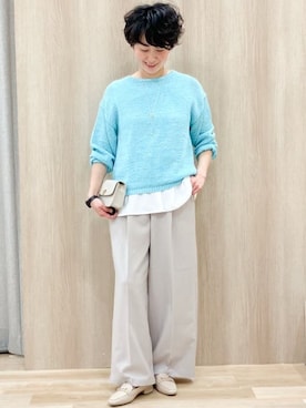 「grove（グローブ）のアイテム」を使った、Keiさん（レディース・158cm）の春コーディネート