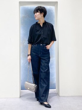 「SOMETHING（サムシング）のアイテム」を使った、Keiさん（レディース・158cm）の夏コーディネート