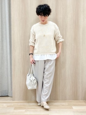 「grove（グローブ）のアイテム」を使った、Keiさん（レディース・158cm）の春コーディネート