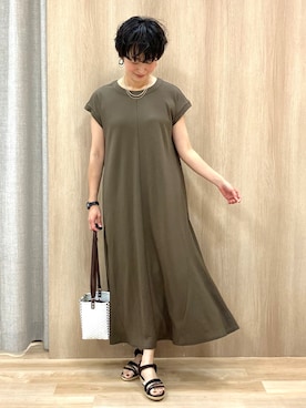 「grove（グローブ）のアイテム」を使った、Keiさん（レディース・158cm）の夏コーディネート