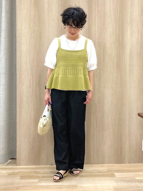 セール】【貴島明日香さん着用】リラックスドロストイージーワイド