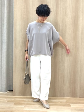 「grove（グローブ）のアイテム」を使った、Keiさん（レディース・158cm）の夏コーディネート