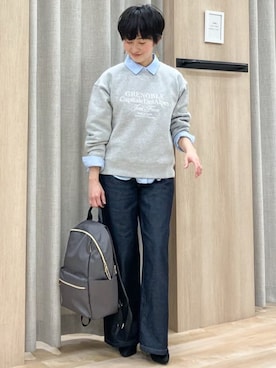 Keiさん（レディース・158cm）の冬コーディネート