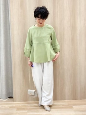 「HusHusH（ハッシュアッシュ）のアイテム」を使った、Keiさん（レディース・158cm）の春コーディネート