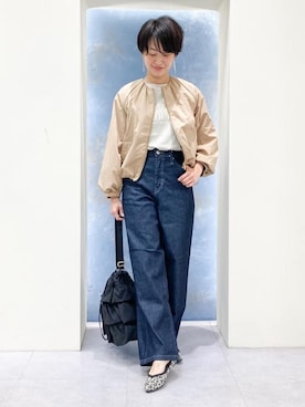「SOMETHING（サムシング）のアイテム」を使った、Keiさん（レディース・158cm）の秋コーディネート