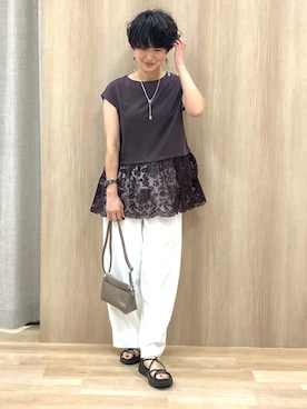 Keiさん(レディース・158cm)の夏コーディネート