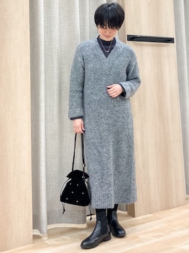 Keiさん(レディース・158cm)の冬コーディネート