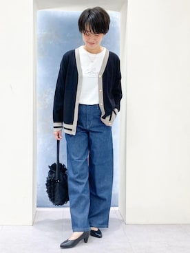「SOMETHING（サムシング）のアイテム」を使った、Keiさん（レディース・158cm）の秋コーディネート
