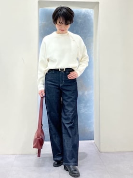 「SOMETHING（サムシング）のアイテム」を使った、Keiさん（レディース・158cm）の冬コーディネート