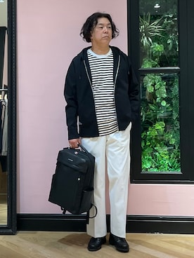 「DRESSTERIOR（ドレステリア）のアイテム」を使った、Nagaseさん（メンズ・176cm）の春コーディネート