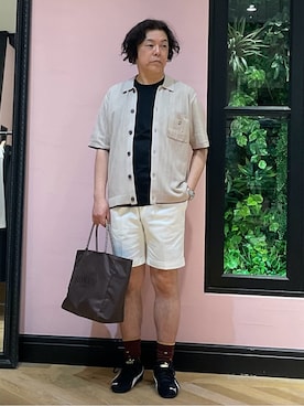 「NOMADIS（ノマディス）のアイテム」を使った、Nagaseさん（メンズ・176cm）の春コーディネート