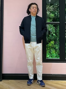 「DRESSTERIOR（ドレステリア）のアイテム」を使った、Nagaseさん（メンズ・176cm）の春コーディネート