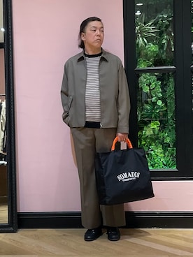 「NOMADIS（ノマディス）のアイテム」を使った、Nagaseさん（メンズ・176cm）の冬コーディネート