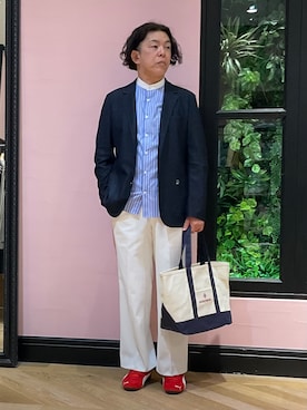 「DRESSTERIOR（ドレステリア）のアイテム」を使った、Nagaseさん（メンズ・176cm）の春コーディネート