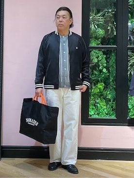 「NOMADIS（ノマディス）のアイテム」を使った、Nagaseさん（メンズ・176cm）の冬コーディネート