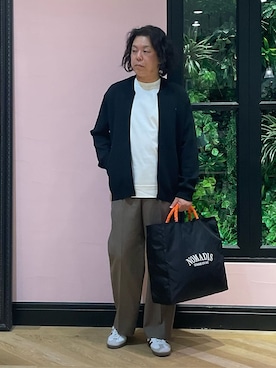 「NOMADIS（ノマディス）のアイテム」を使った、Nagaseさん（メンズ・176cm）の春コーディネート