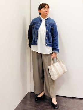 「Lee（リー）のアイテム（バッグ）」を使った、こんちゃんさん（レディース・162cm）の春コーディネート