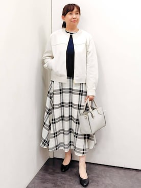 「HusHusH（ハッシュアッシュ）のアイテム」を使った、こんちゃんさん（レディース・162cm）の春コーディネート