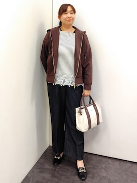 こんちゃんさん(レディース・162cm)の秋コーディネート