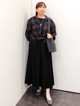 こんちゃんさん(レディース・162cm)の秋コーディネート