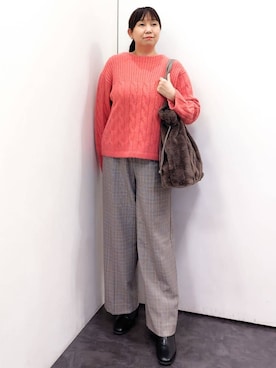 こんちゃんさん(レディース・162cm)の冬コーディネート