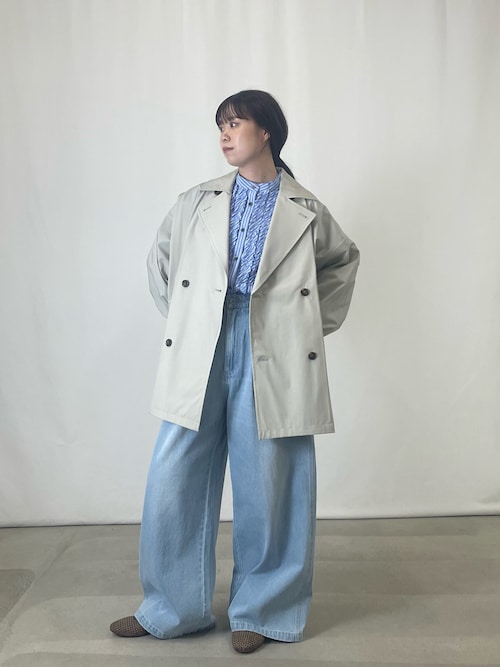 セール】LC/LLL ミドル丈オーバートレンチコート（トレンチコート
