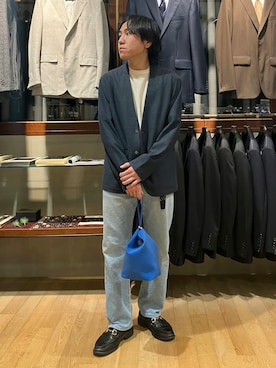 成田さん(メンズ・163cm)の春コーディネート