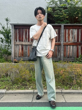 「DISCOAT（ディスコート）のアイテム」を使った、Kou さん（メンズ・173cm）の夏コーディネート