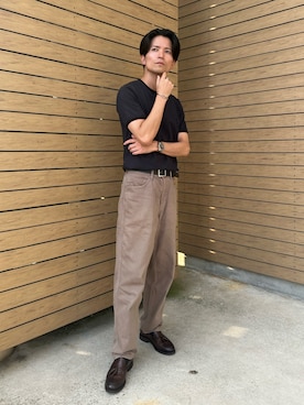 「アイテム（シューズ）」を使った、Kou さん（メンズ・173cm・30代）の夏コーディネート