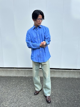 「BEAMS（ビームス）のアイテム（パンツ）」を使った、Kou さん（メンズ・173cm）の春コーディネート