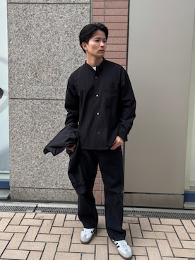 「green label relaxing（グリーンレーベルリラクシング）のアイテム」を使った、Kou さん（メンズ・173cm）の春コーディネート