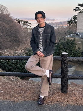 「Levi's（リーバイス）のアイテム」を使った、Kou さん（メンズ・173cm）の春コーディネート