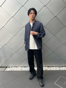 「ASICS（アシックス）のアイテム」を使った、Kou さん（メンズ・173cm）の春コーディネート