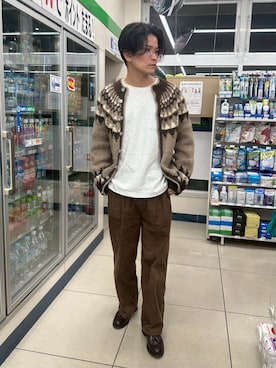 「UNIVERSAL OVERALL（ユニバーサルオーバーオール）のアイテム」を使った、Kou さん（メンズ・173cm）の春コーディネート