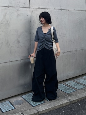 飯塚りおんさん(レディース・152cm)の夏コーディネート