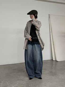 飯塚りおんさん(レディース・152cm)の秋コーディネート