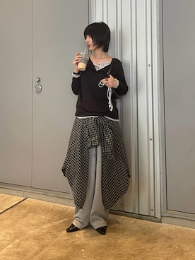 飯塚りおんさん(レディース・152cm)の秋コーディネート