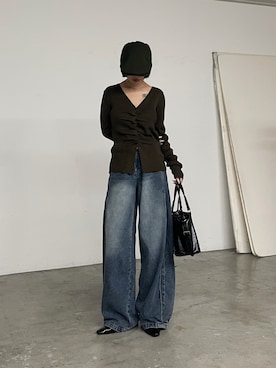 飯塚りおんさん(レディース・152cm)の秋コーディネート