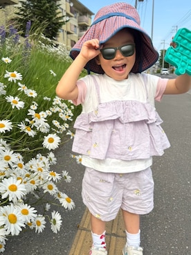 「アイテム（パンツ）」を使った、osumiwearさん（キッズ・100cm）の夏コーディネート