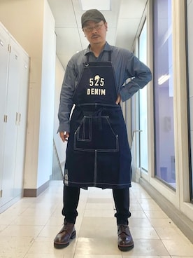 「アイテム（食器/キッチン）」を使った、MAKOTO AI Kaminaさん（メンズ・170cm）の秋コーディネート